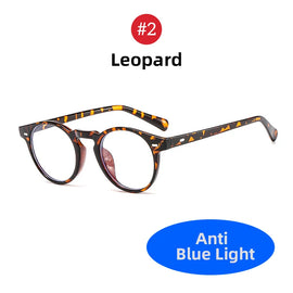 Portable anti blue light reading glasses